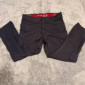 Wrangler NW780DL Black‎ Nylon Spandex Blend Pants Men's 38/30 Cargo Pockets
